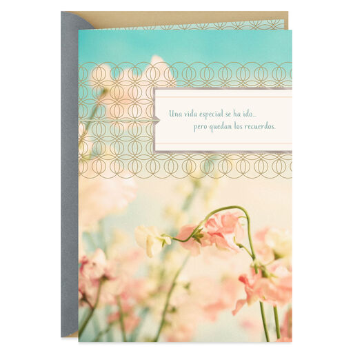 Peace and Comfort Religious Spanish-Language Sympathy Card, 