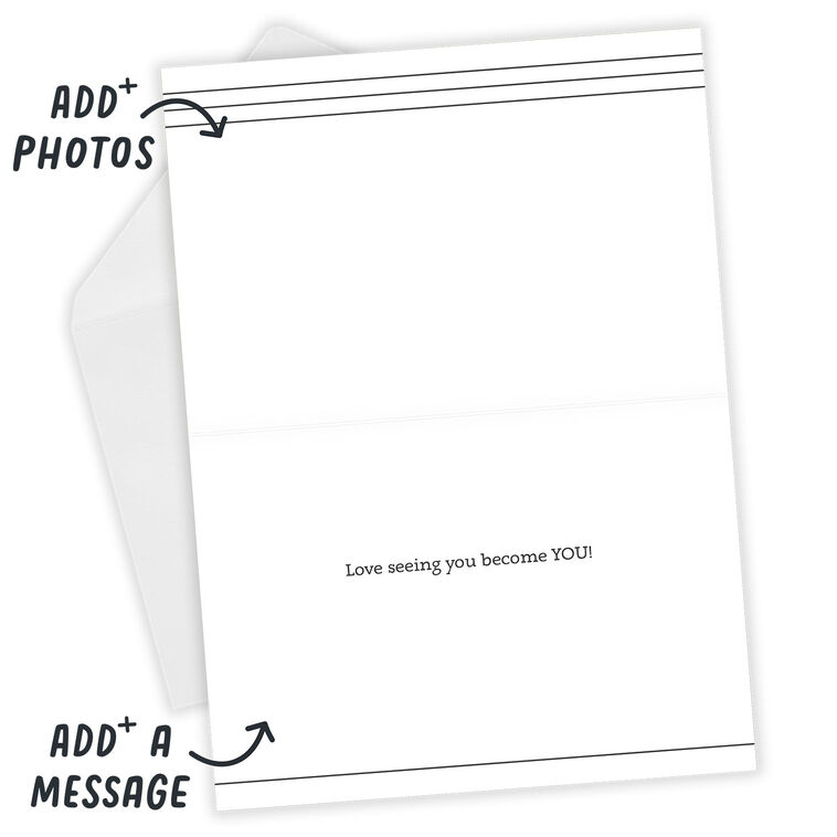 Love You Then and Now Custom Graduation Card - Greeting Cards | Hallmark Love You Then and Now Custom Graduation Card - Greeting Cards | Hallmark