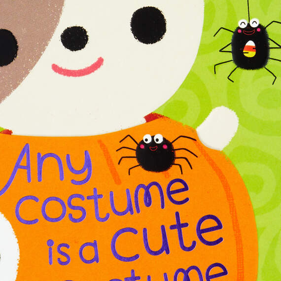 Any Costume Is Cute on You  Halloween Card for Kid, , large image number 4