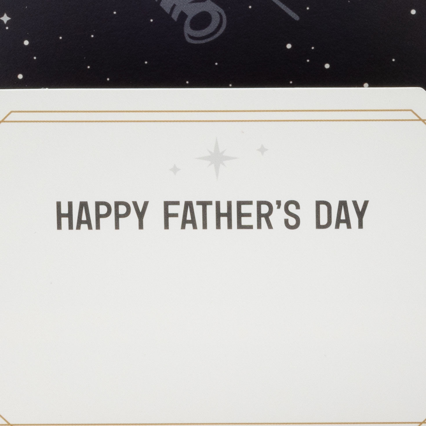 Mandalorian Father's Day Card With Music and Light sentiment image number 3