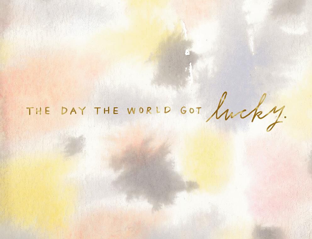 Lucky World Birthday Card