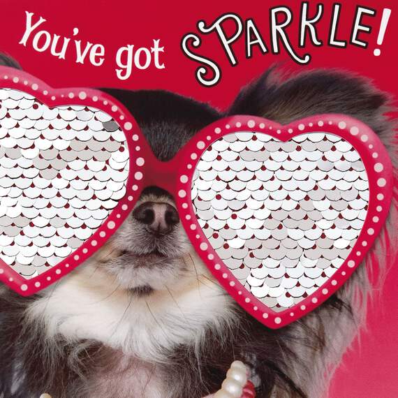Sparkle and Shine Love You Lots Valentine's Day Card, , large image number 4