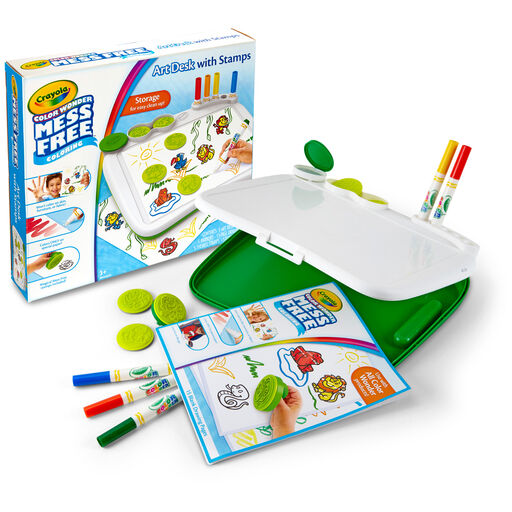 Crayola Color Wonder Art Desk Coloring Set, 