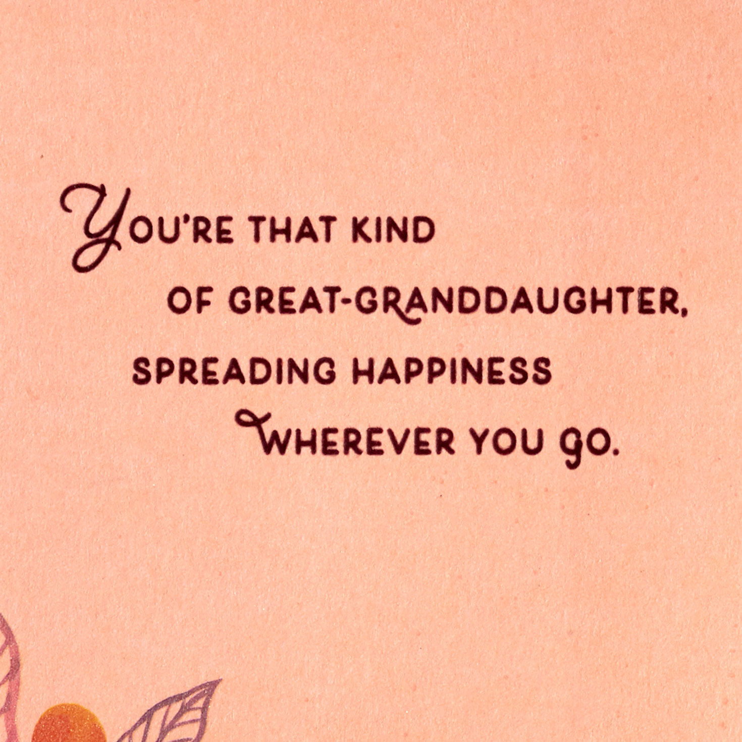 Full of Joy Birthday Card for Great-Granddaughter, , large image number 2