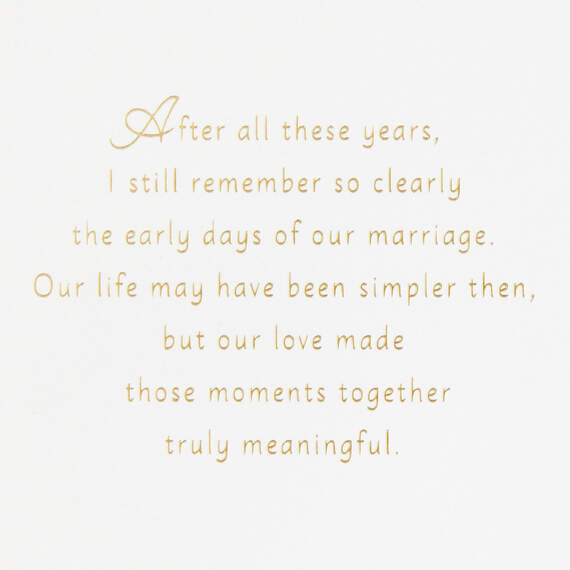 What Matters Most Is You Beside Me 50th Anniversary Card, , large image number 2
