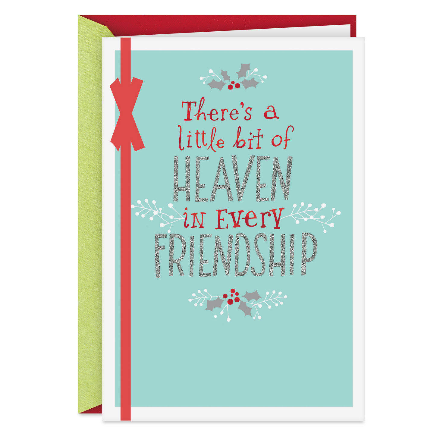 Little Bit of Heaven in Every Friendship Religious Christmas Card