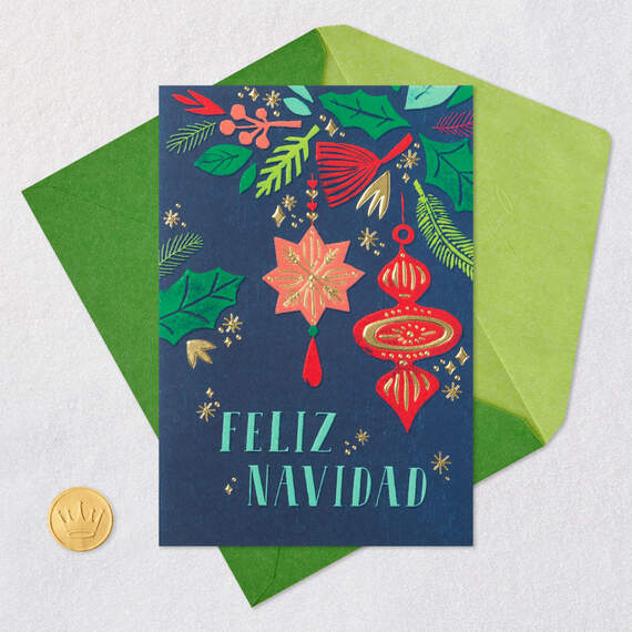 Hugs, Laughter and Love Spanish-Language Christmas Card, , large image number 5