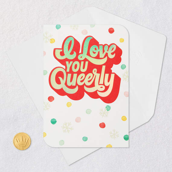 I Love You Queerly Romantic Holiday Card, , large image number 6