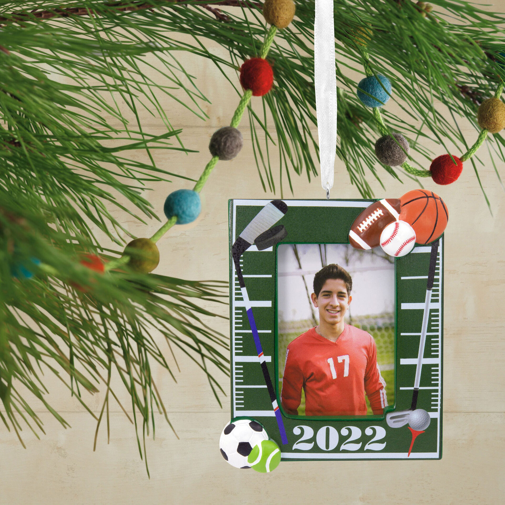 Sports 2021 Photo Frame Hallmark Ornament Gift Ornaments Hallmark
