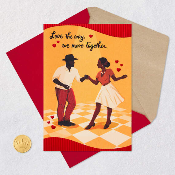Love the Way We Move Together Romantic Valentine's Day Card, , large image number 6