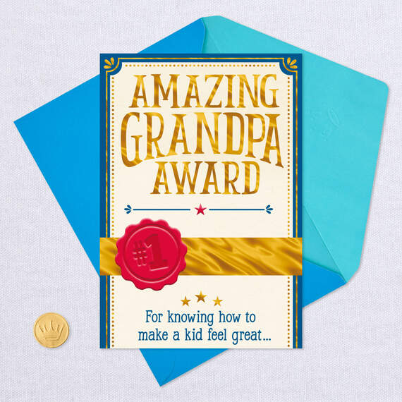 Amazing Grandpa Award Father's Day Card, , large image number 8