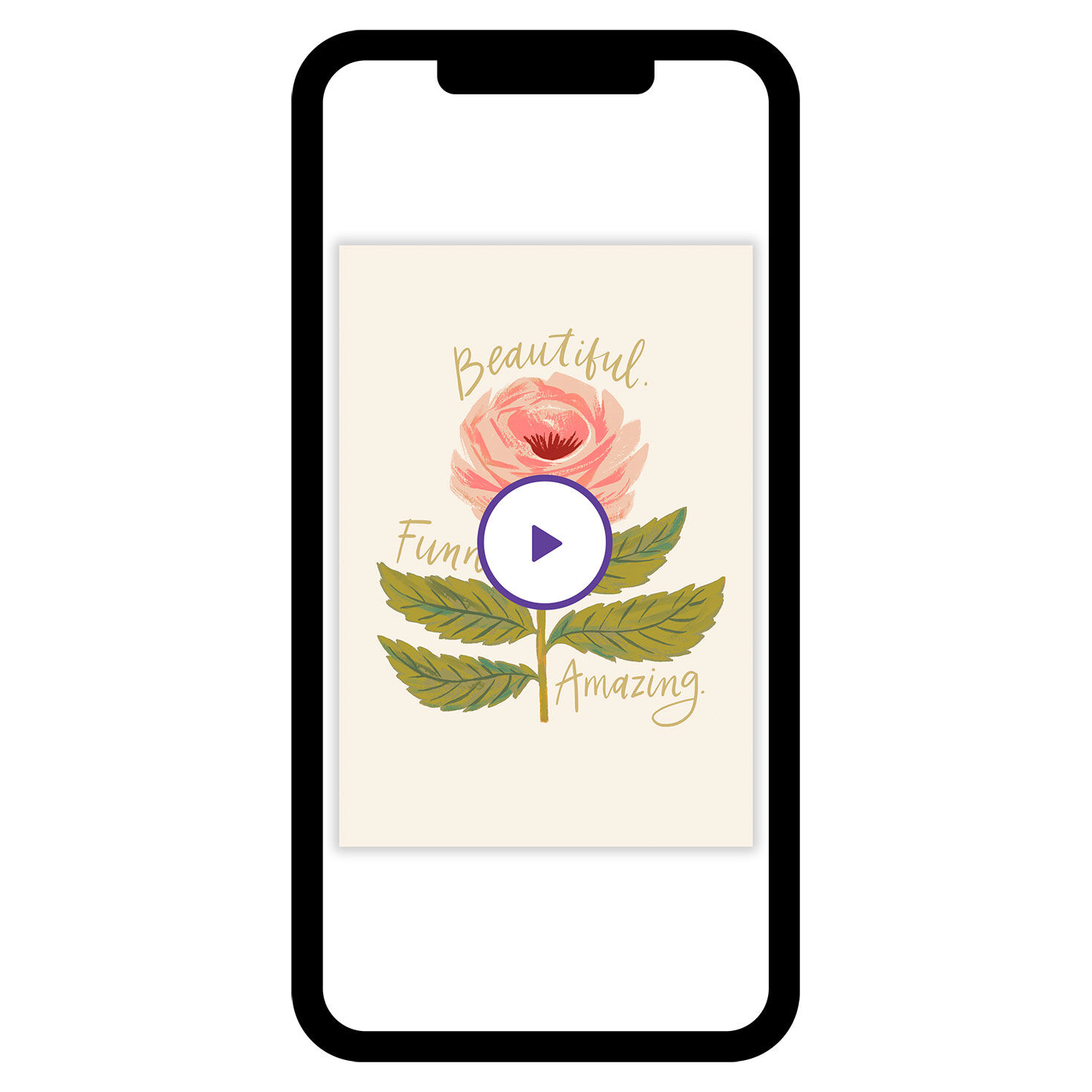 Beautiful Funny Amazing You eCard