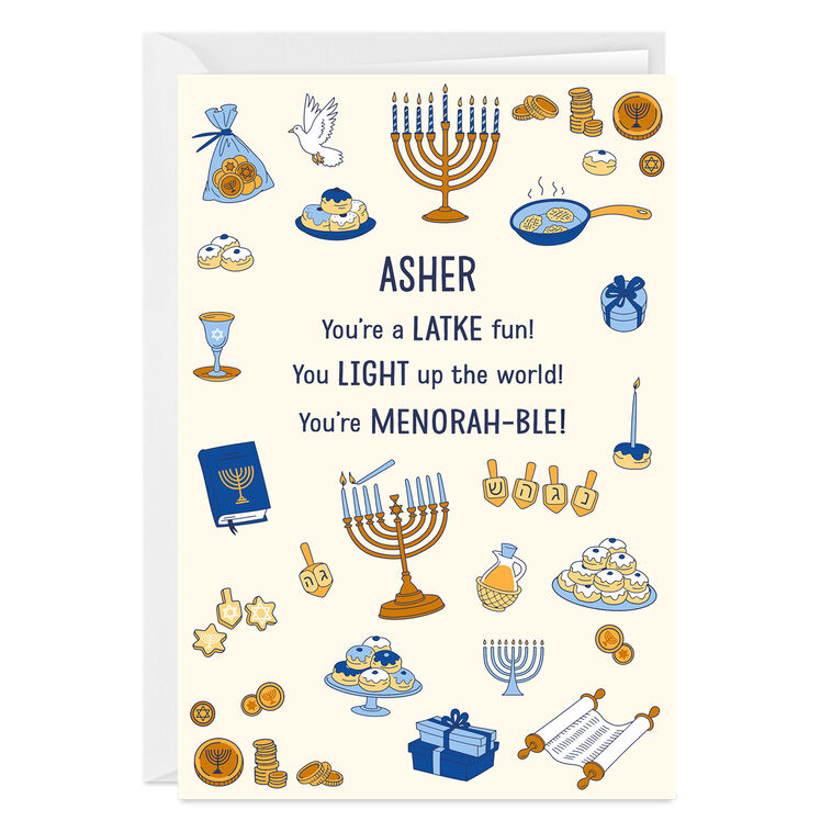 You're a Latke Fun Custom Hanukkah Card