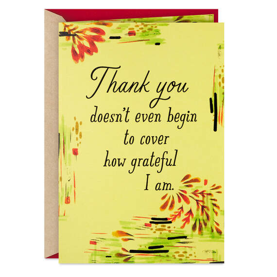 You're the Best, For Real Thank-You Card, , large image number 1