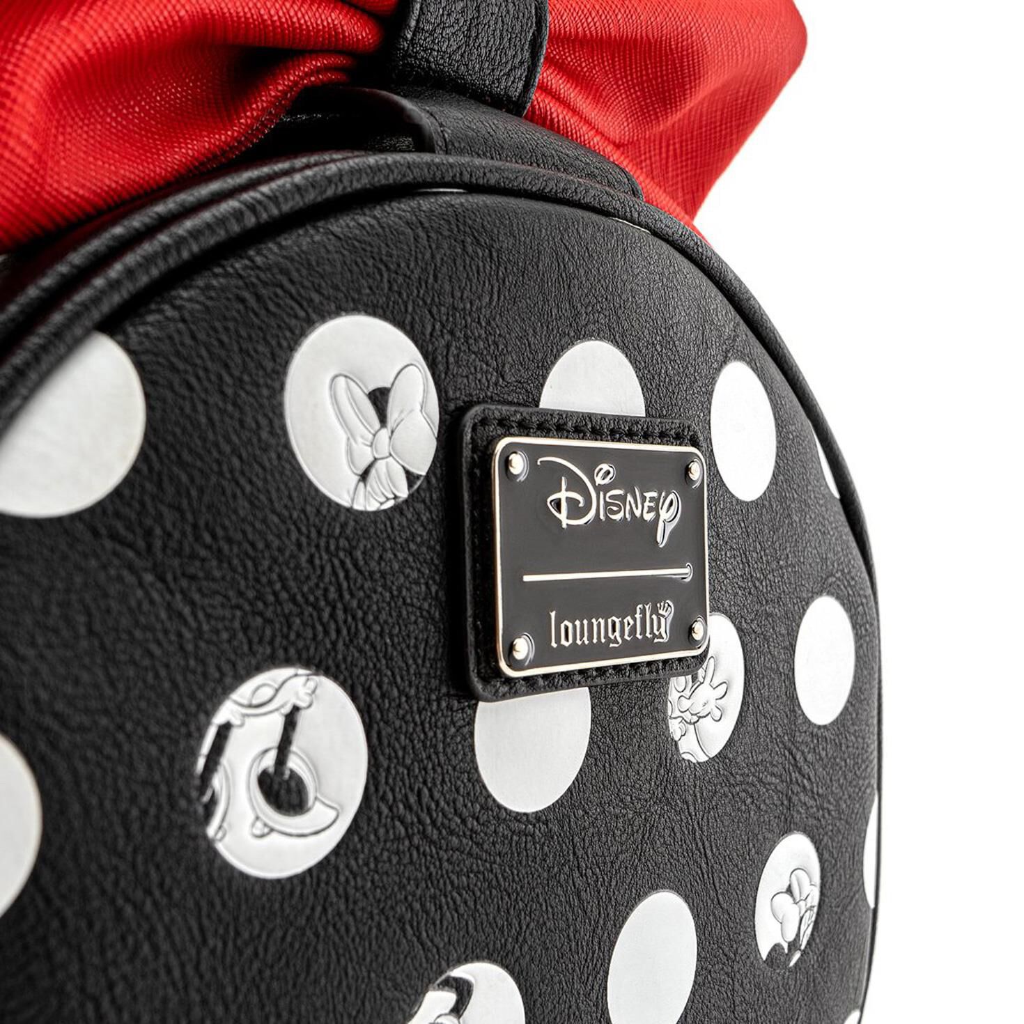 loungefly x minnie ears & bow crossbody bag