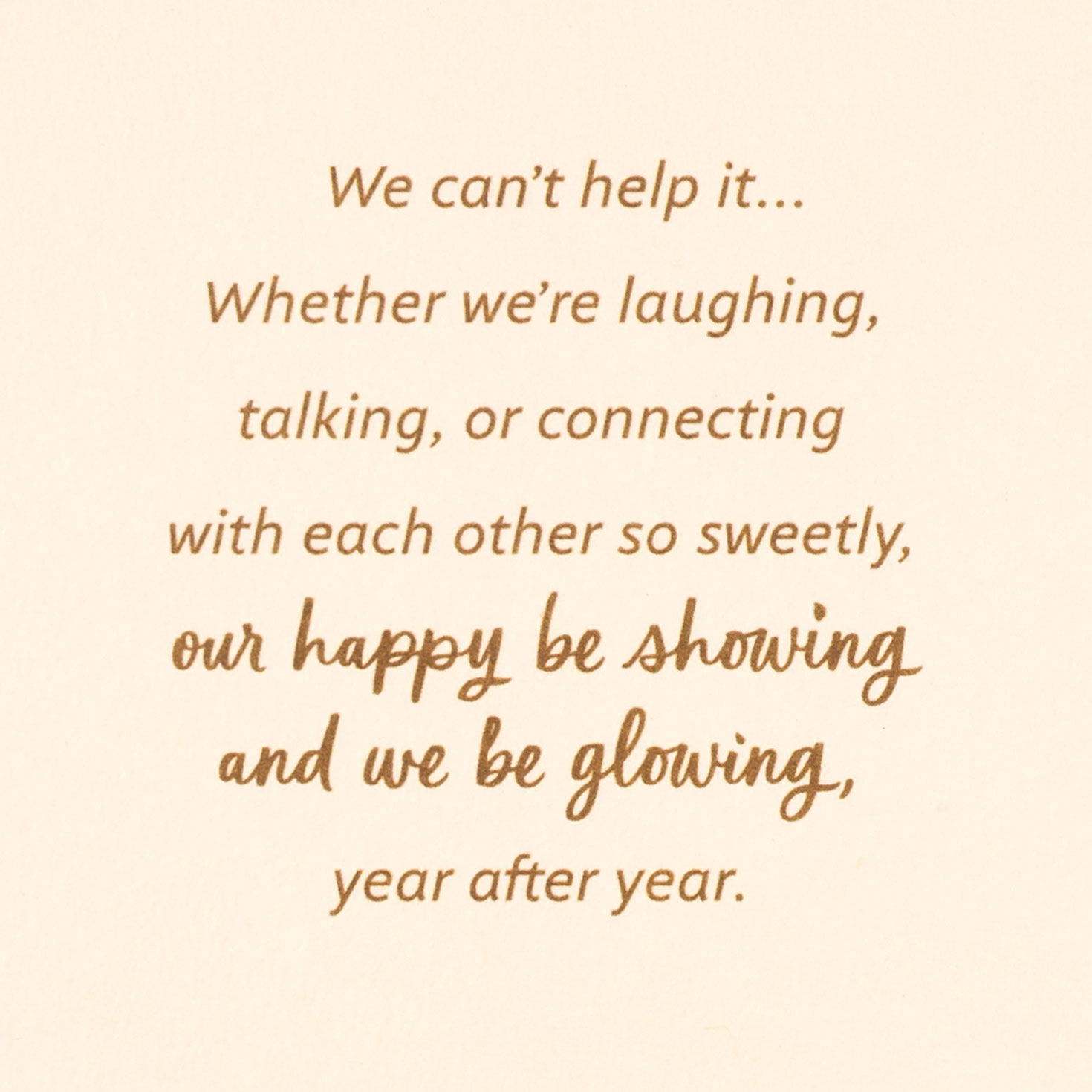 Black Boy and Girl on Porch Step Anniversary Card Sentiment image number 2