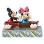 Jim Shore Disney Mickey and Minnie in Rowboat Light-Up Figurine, 4.5", , large image number 1
