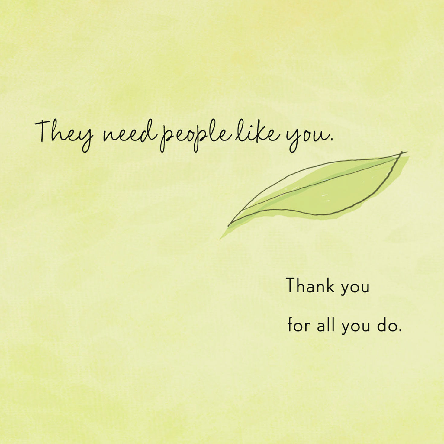 Schools Need People Like You Thank-You Card for Teacher for only USD 2.00 | Hallmark
