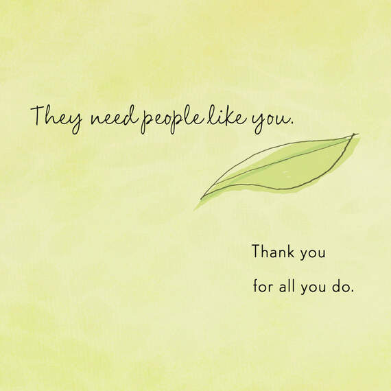 Schools Need People Like You Thank-You Card for Teacher, , large image number 2