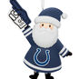 Indianapolis Colts Santa Fan Christmas Ornament closeup view image number 5