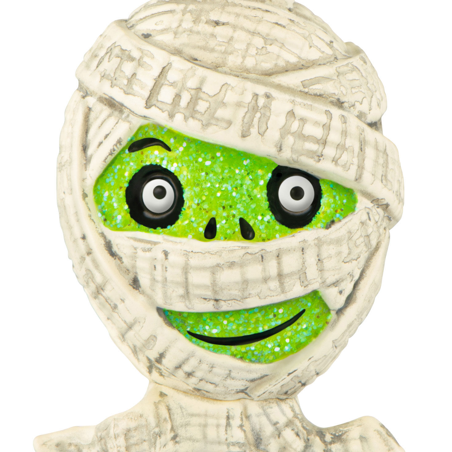 Green Mummy Head Keepsake Ornament  image number 3