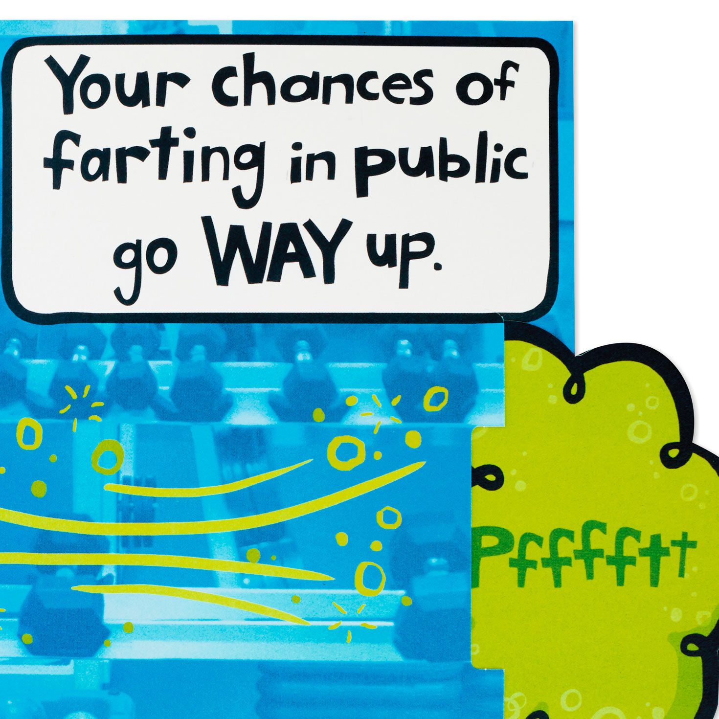 Yoga Fart Joke Funny Birthday Card, , large image number 2