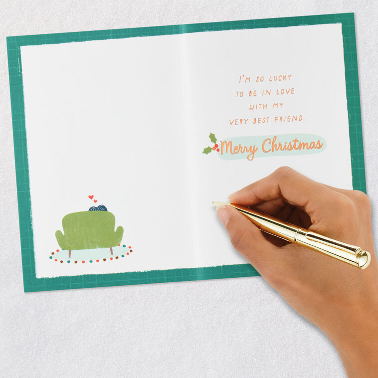 Holiday Icons Husband Christmas Card Signing card image number 6