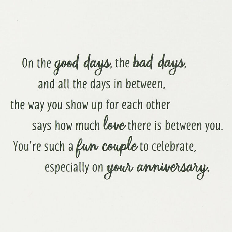 You're Such a Fun Couple Anniversary Card, , large image number 2
