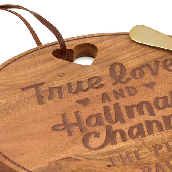 Hallmark Channel True Love Charcuterie Board With Spreader, 12", , large image number 4