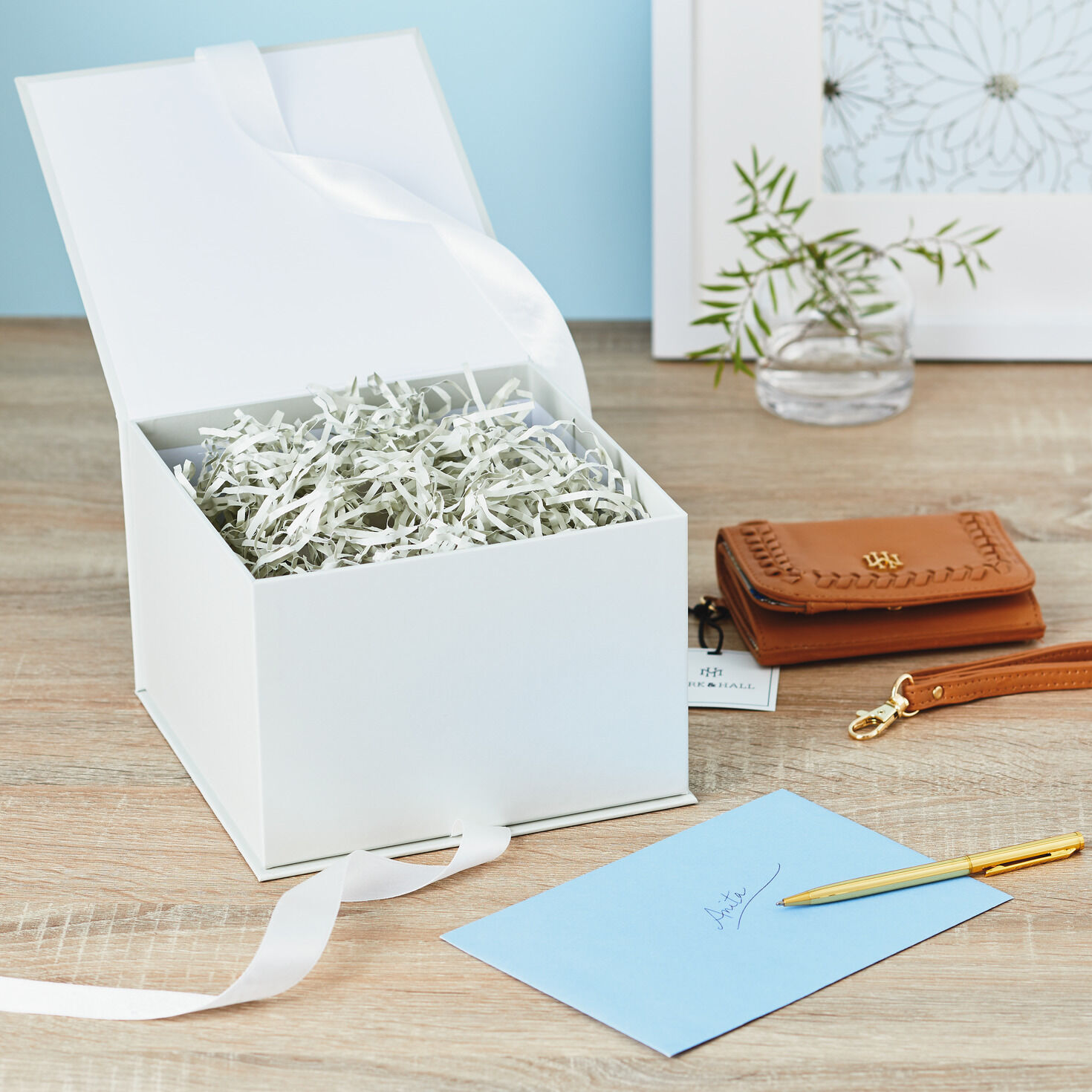 Pearl White 5x7 Large Gift Box With Shredded Paper Filler for only USD 8.99 | Hallmark