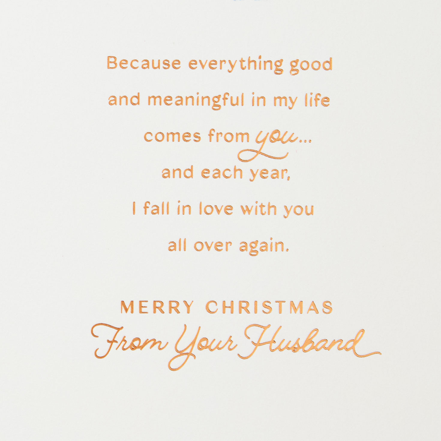 Winter Cottage Christmas Card for Wife Sentiment image number 3