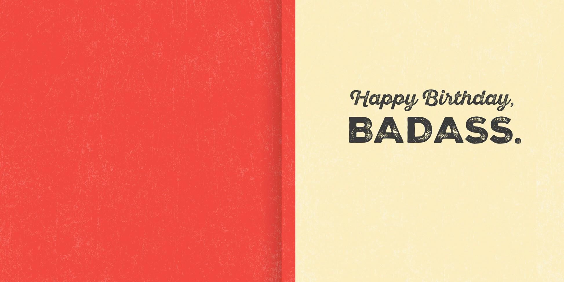 Bad to the Bone Musical Birthday Card