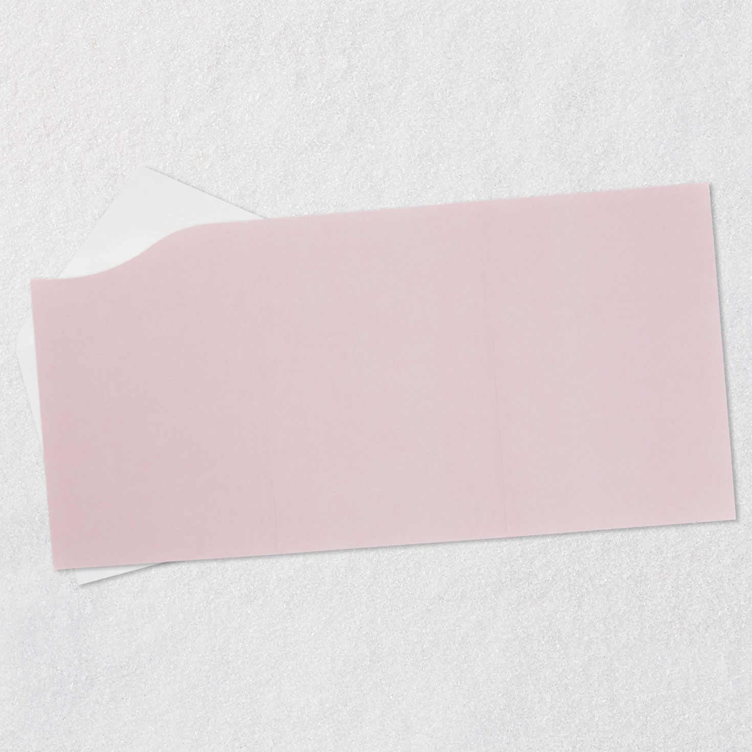 Pink Brush Strokes Birthday Card Open card with envelope image number 4