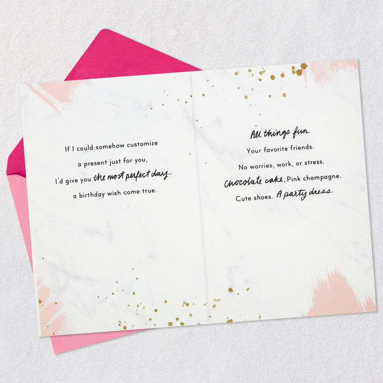 The Most Perfect Day Birthday Card for Her, , large image number 6