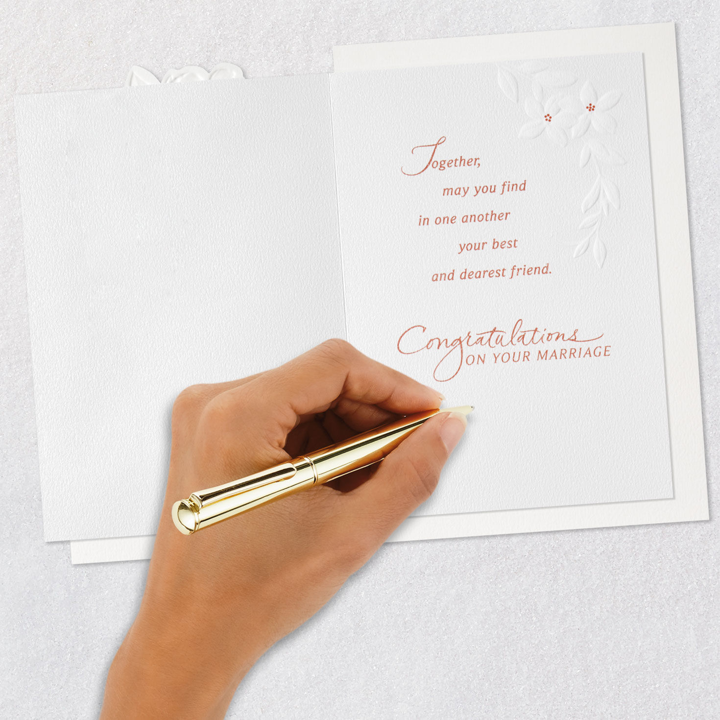 Live, Laugh, Love Wedding Card, , large image number 6