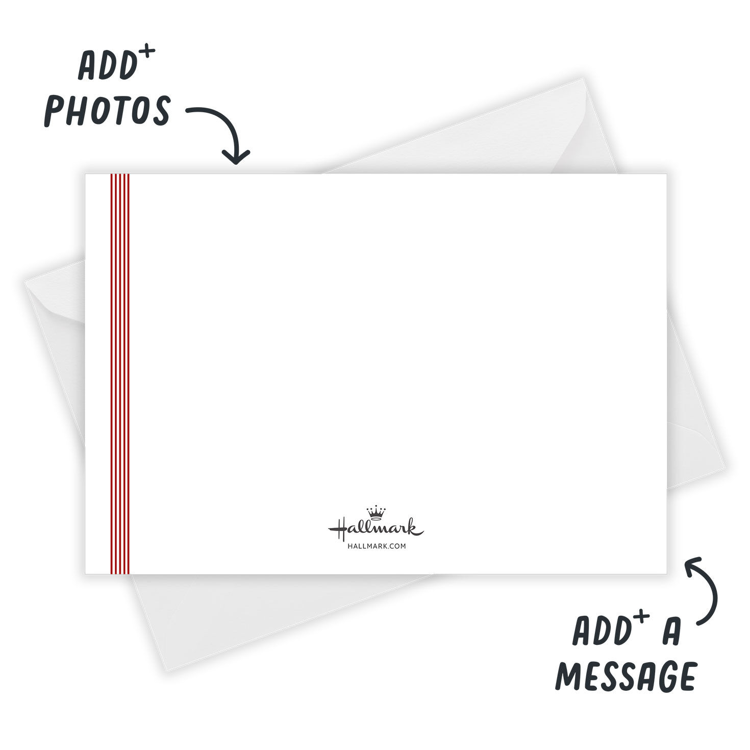 Gold and Red Personalized Grad Party Invitation Card back indicating personalization image number 3