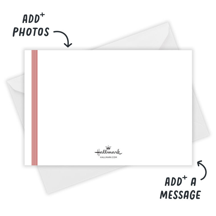 Edmark Invitation Red Script Flat Graduation Party Invitation - Invitations | Hallmark