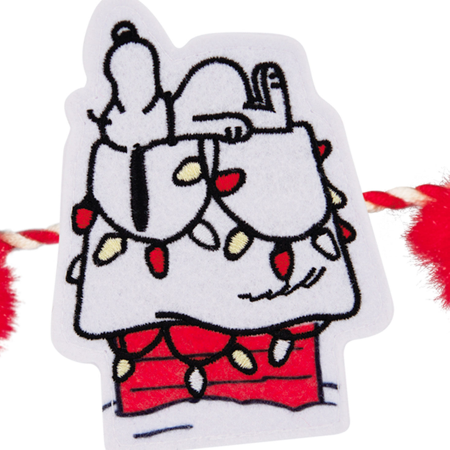 Peanuts® Snoopy Doghouse Fabric Hallmark Garland, 72" for only USD 14.99 | Hallmark