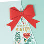 Vintage Holiday Tree Sister Christmas Card Card Front Detail image number 6