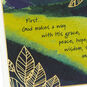 Landscape and Leaves Religious Encouragement Card Card Front with Envelope and Gold Seal image number 5
