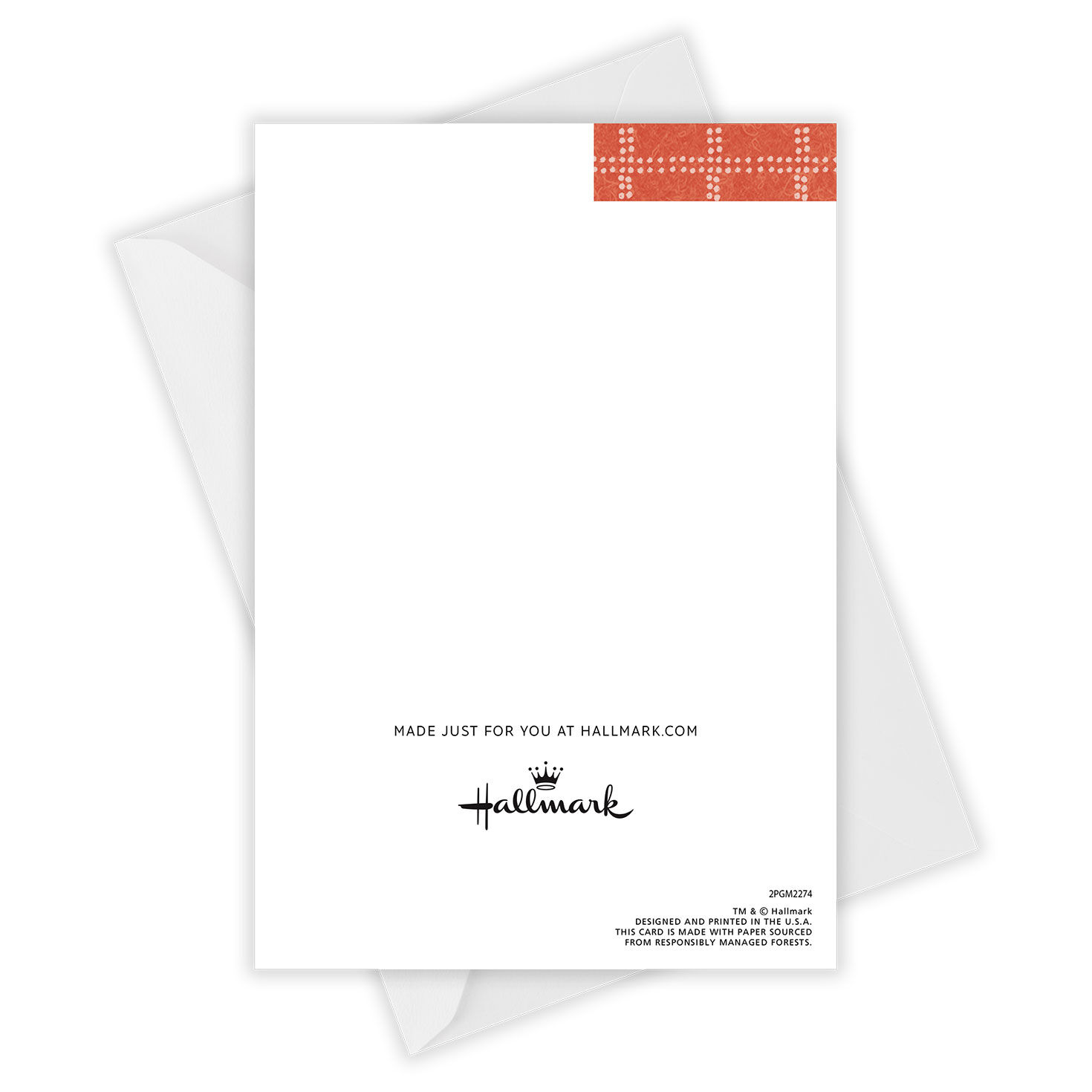 Rustic Orange and White Plaid Custom Card for only USD 4.99 | Hallmark