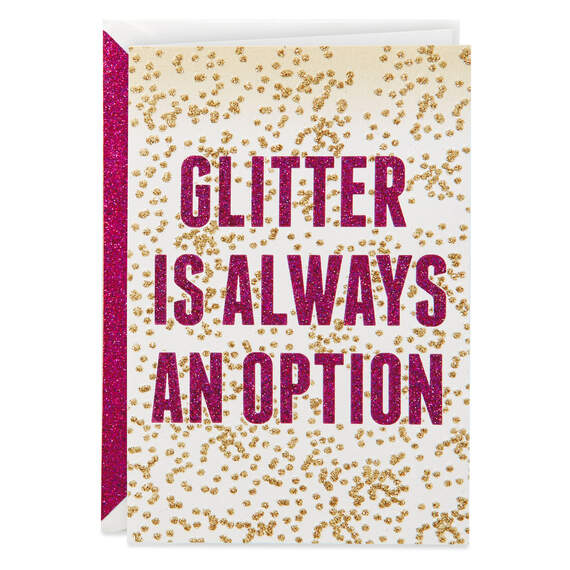 Your Day To Shine Glittery Birthday Card, , large image number 1