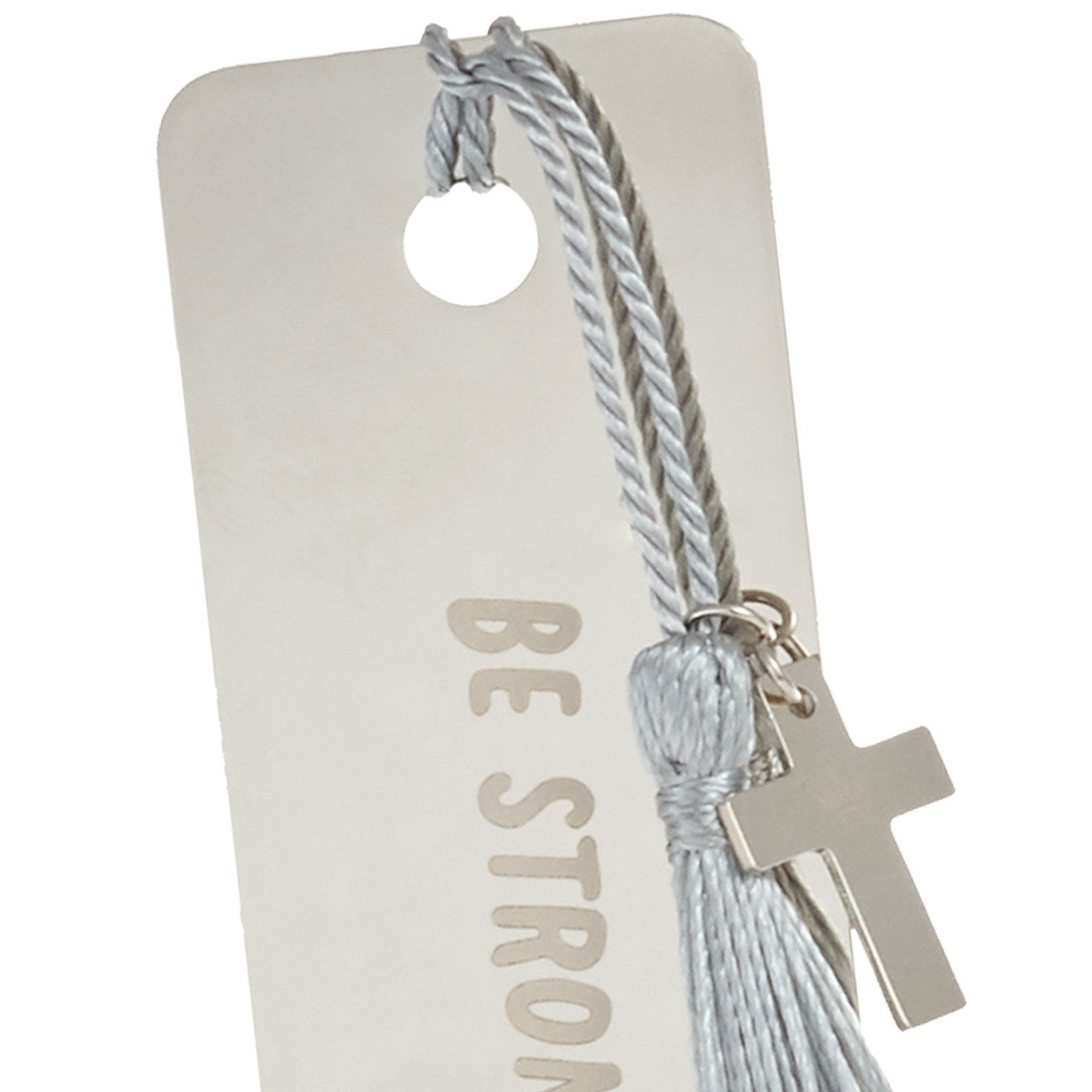 Be Strong and Courageous Metal Bookmark With Cross Charm for only USD 12.99 | Hallmark