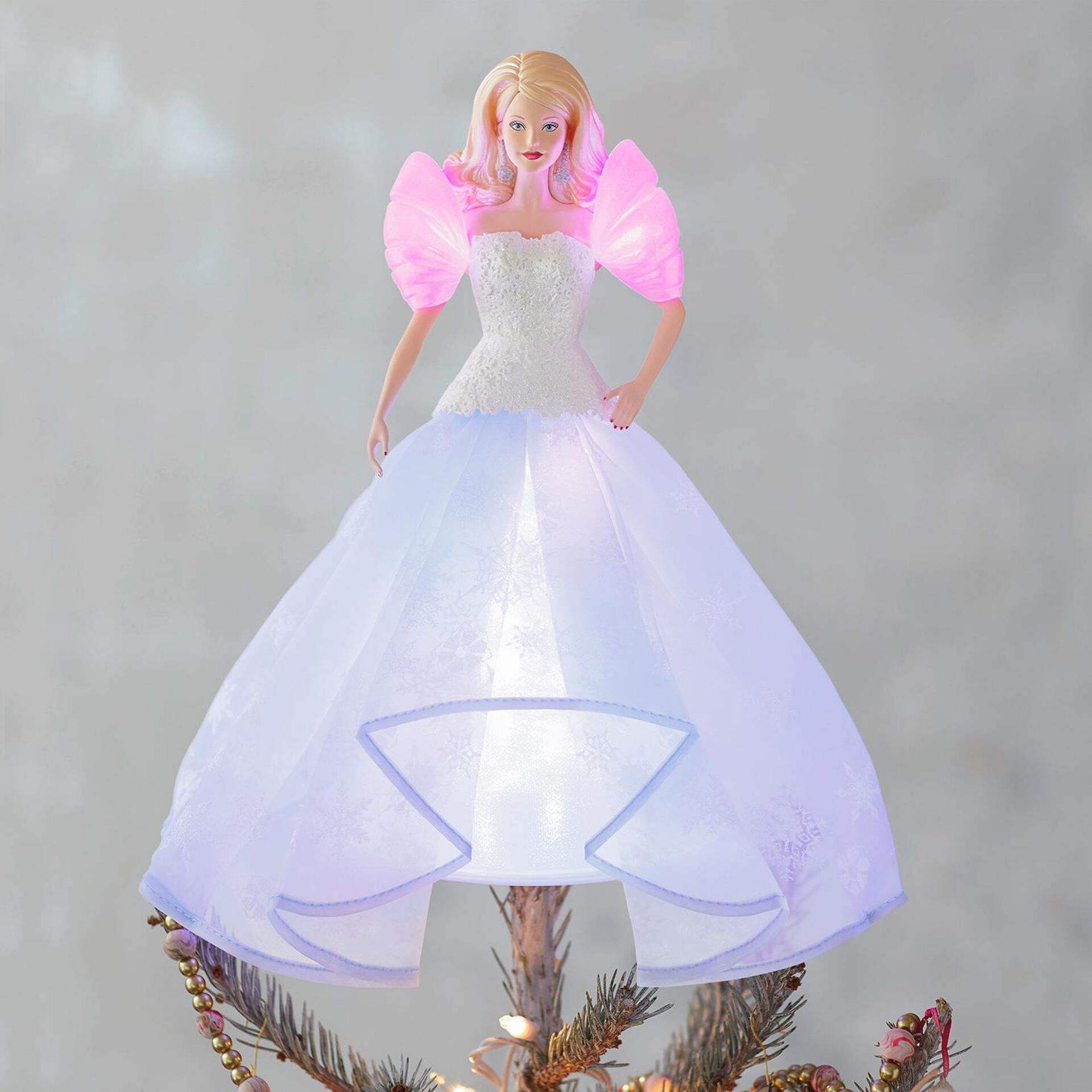 Barbie™ Angel Lights Tree Topper With Light - Keepsake Ornaments - Hallmark
