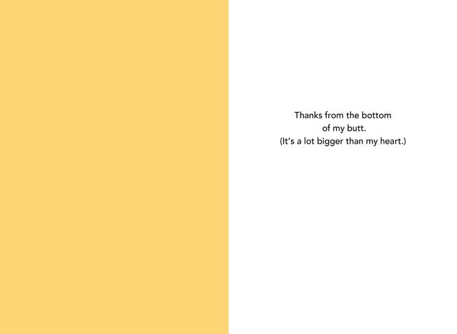 funny thank you cards