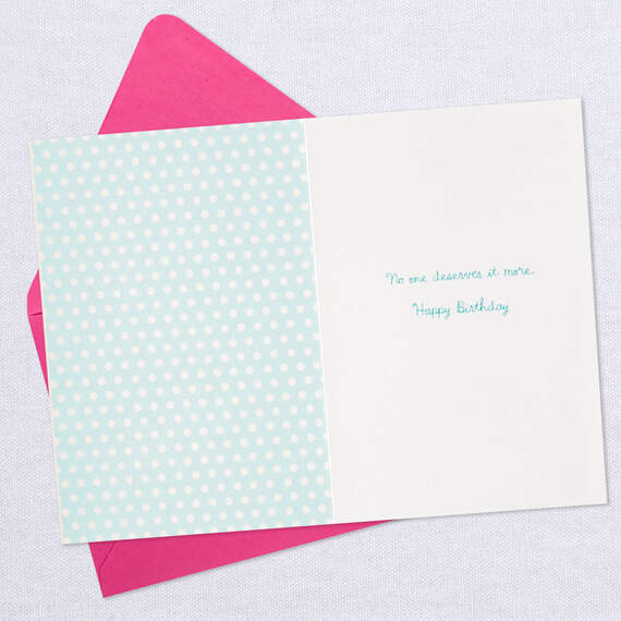 You Deserve a Sweet Day Birthday Card for Her, , large image number 3