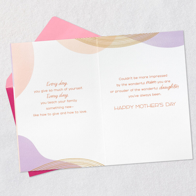 You Fill Each Day With Love Mother's Day Card for Daughter, , large image number 4
