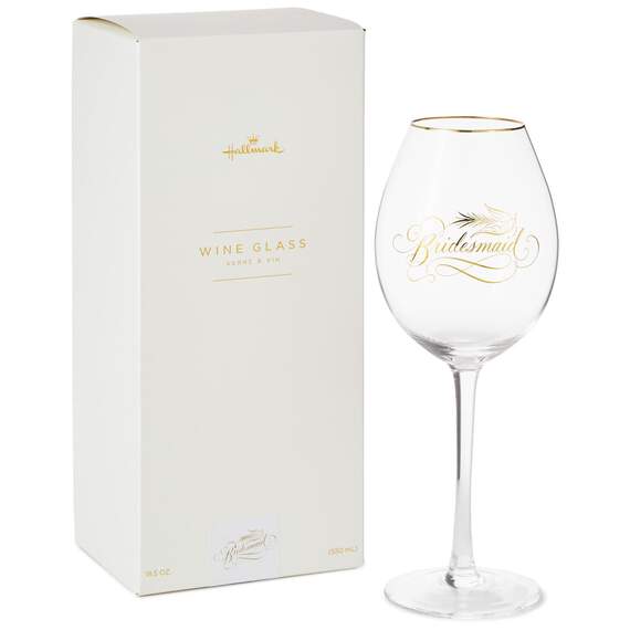 Bridesmaid Wine Glass, 16 oz., , large image number 2