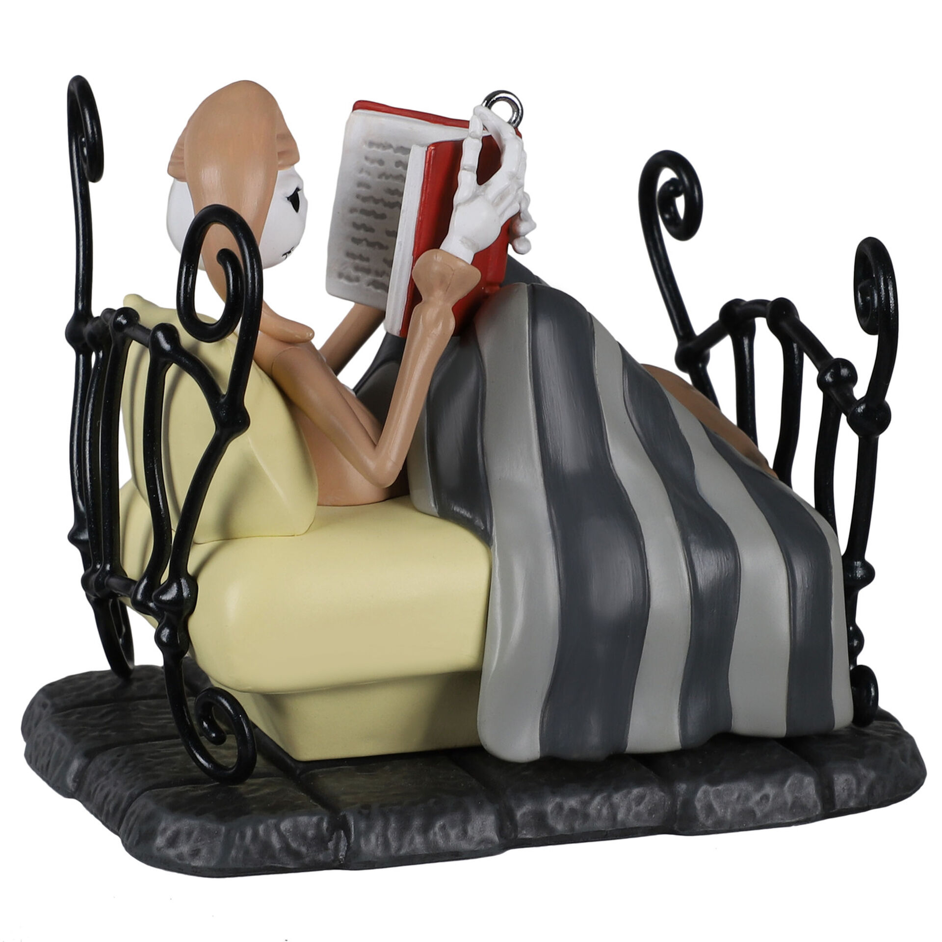 Disney Tim Burton&#039;s The Nightmare Before Christmas Bedtime Stories Jack Skellington Ornament