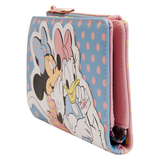 Loungefly Minnie Pastel Color Block Dots Wallet, 